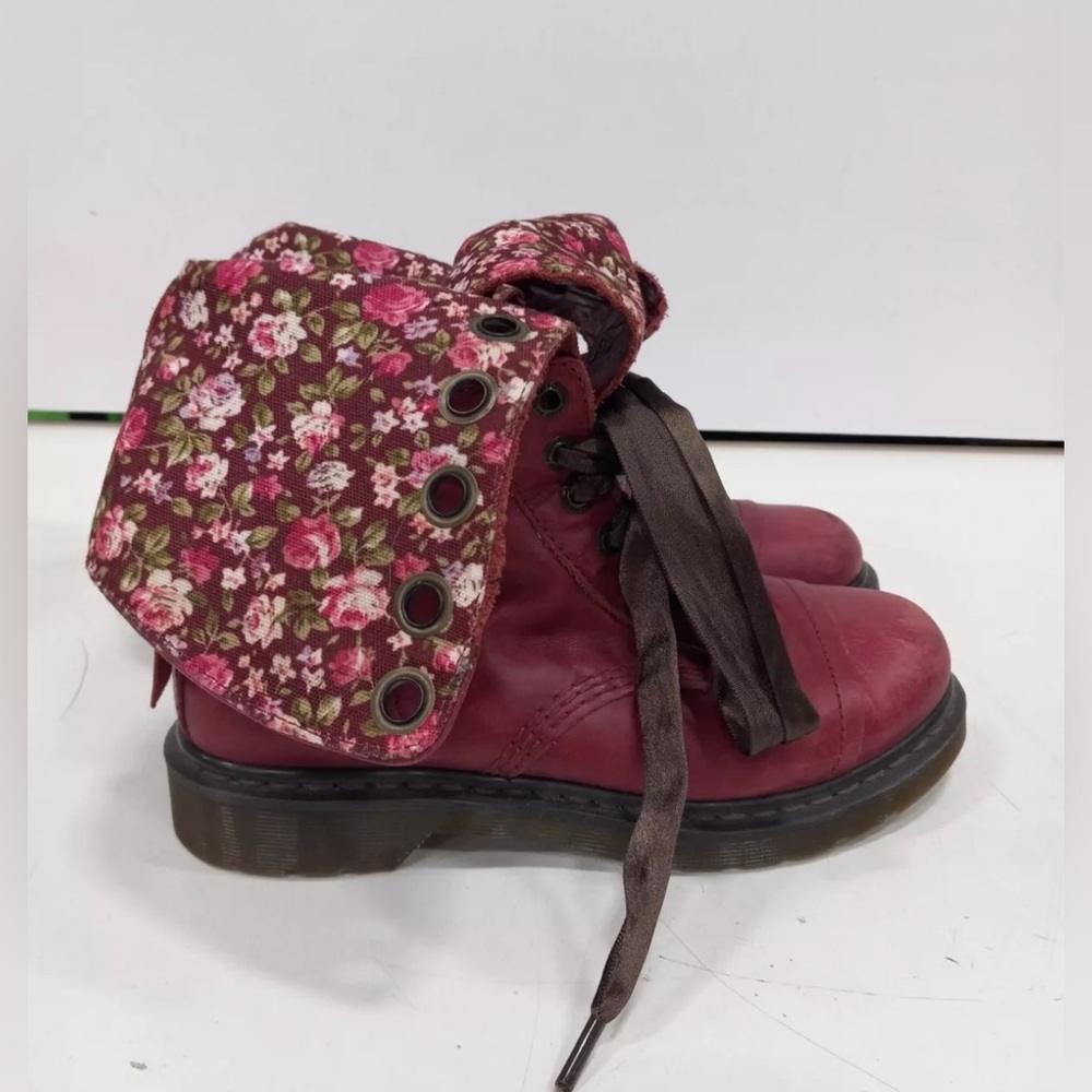Dr. Martens Triumph foldover floral boots